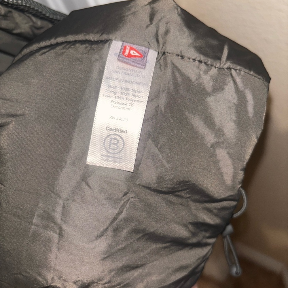 Athleta PrimaLoft Mountain Summit Shell Olive Green Insulated Parka Jacket S - Picture 6 of 14